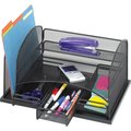 Safco ORGANIZER, MESH W/3 DRAWERS SAF3252BL